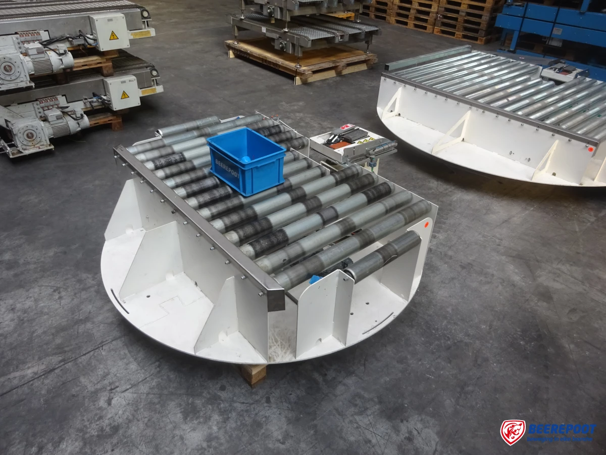 Roterende rollenbaanwissel